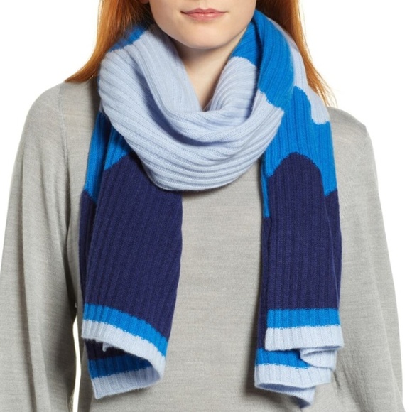 Halogen Chevron 100% Cashmere Scarf